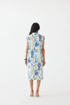 PORCELAIN KNOT SHIRT DRESS view 4