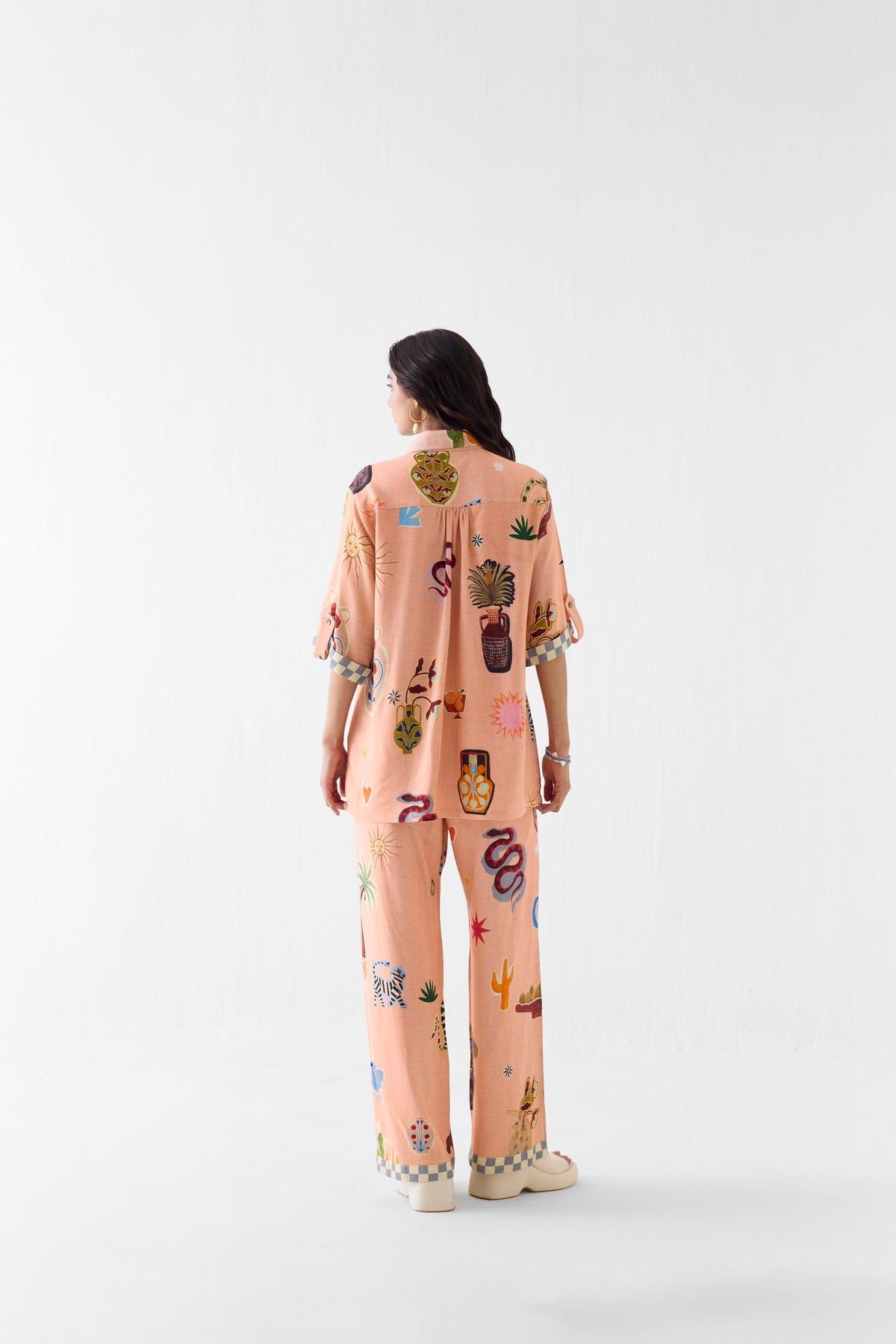 POTTERY SHIRT AND TROUSES CO-ORD - image 3