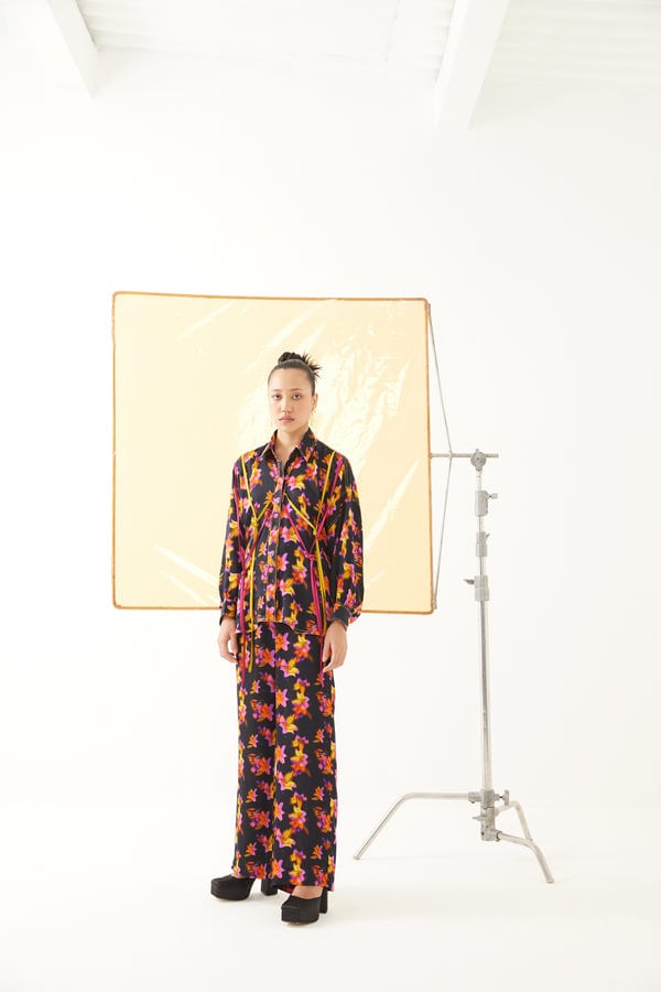 Studio Rigu — Lily Knot Shirt & Trousers Co-ord