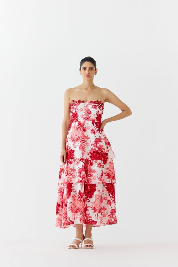 Studio Rigu — RUBY CHINTZ TIERED DRESS