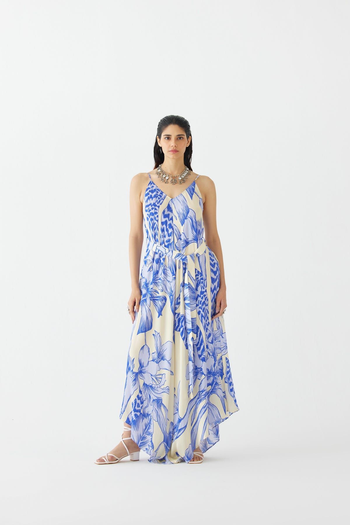 BLUE APHRODITE JUMPSUIT - image 1