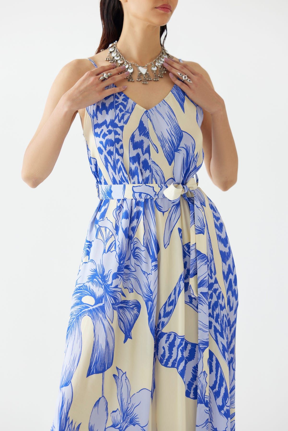 BLUE APHRODITE JUMPSUIT - image 3