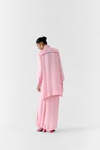MOONSTONE ASYMMETRIC SHIRT AND KNOT SKIRT view 3