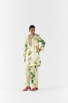 BLOSSOM STONEWORK KURTA & PANTS view 2