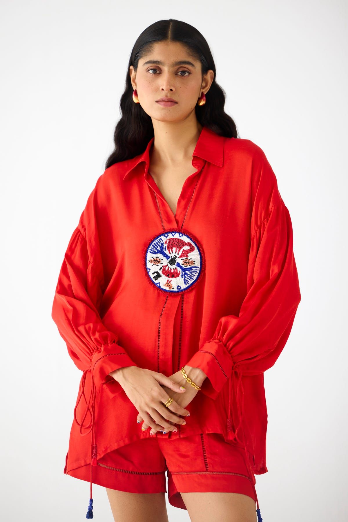 ZULU LINEN RED SHIRT - image 3