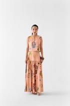 POTTERY CROP TOP & GATHERED SKIRT view 1