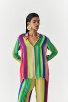 RAINBOW SHIRT AND TROUSERS CO-ORD view 2