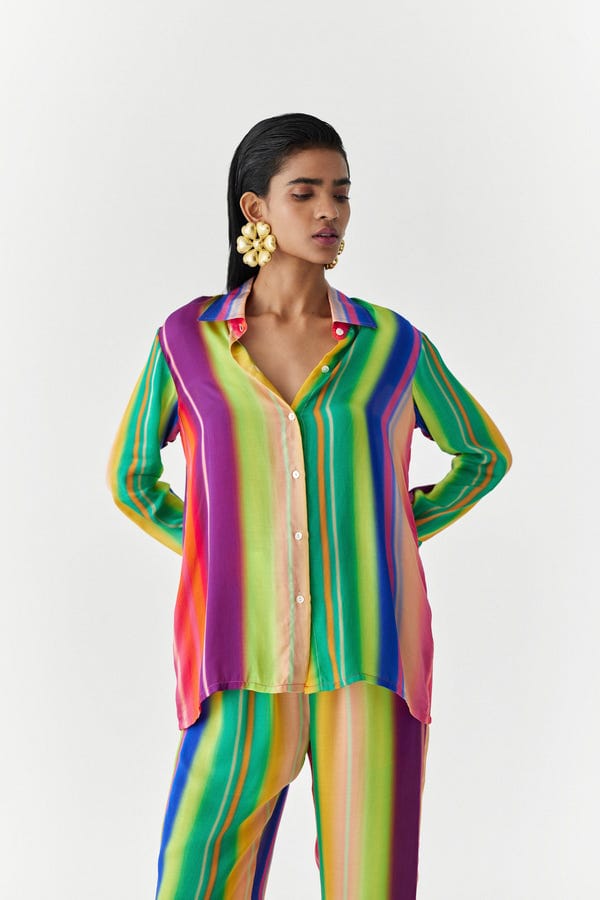 Studio Rigu — RAINBOW SHIRT AND TROUSERS CO-ORD