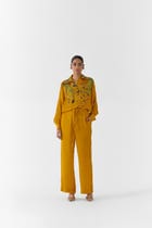 MUSTARD MAHARANI SHIRT & PANTS view 1