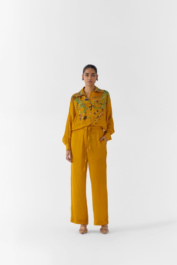 Studio Rigu — MUSTARD MAHARANI SHIRT & PANTS