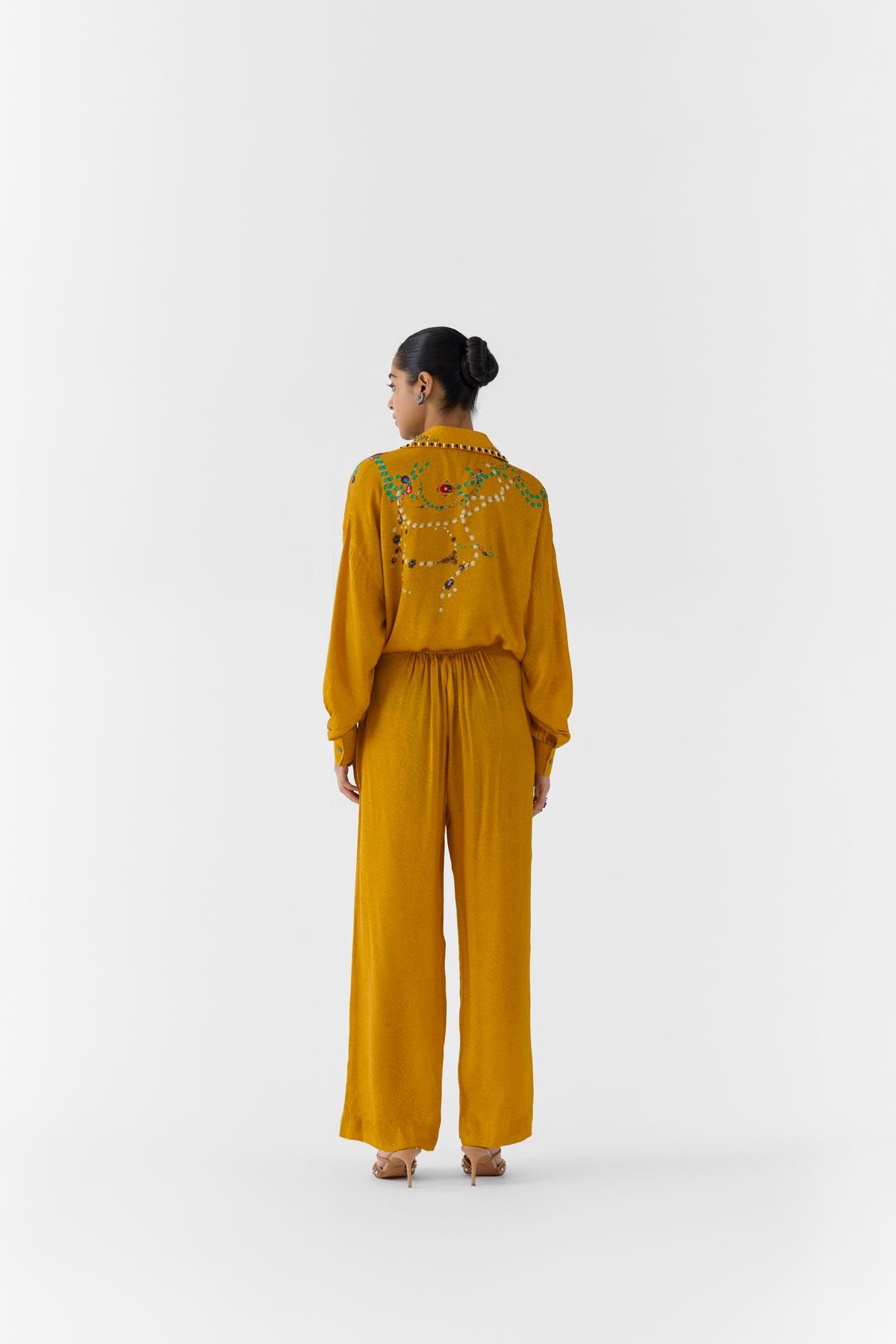 MUSTARD MAHARANI SHIRT & PANTS - image 3