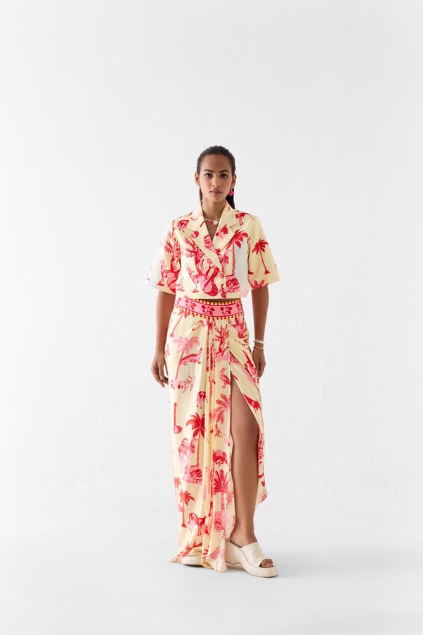Studio Rigu — SAWAI CROP BLAZER AND SKIRT CO-ORD