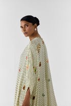 PEARL POLKA DOT KIMONO KURTA & PANTS view 3