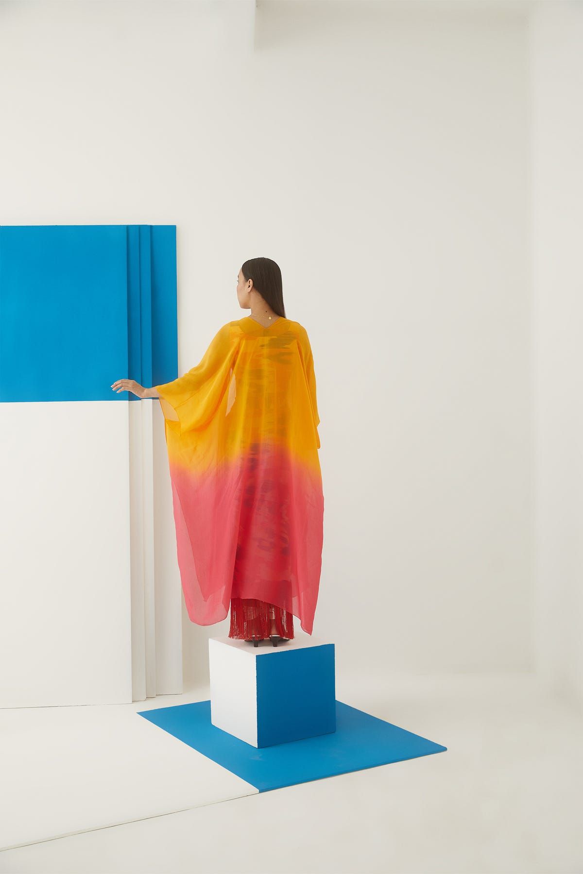 Hibsicus Organza Cape - image 2