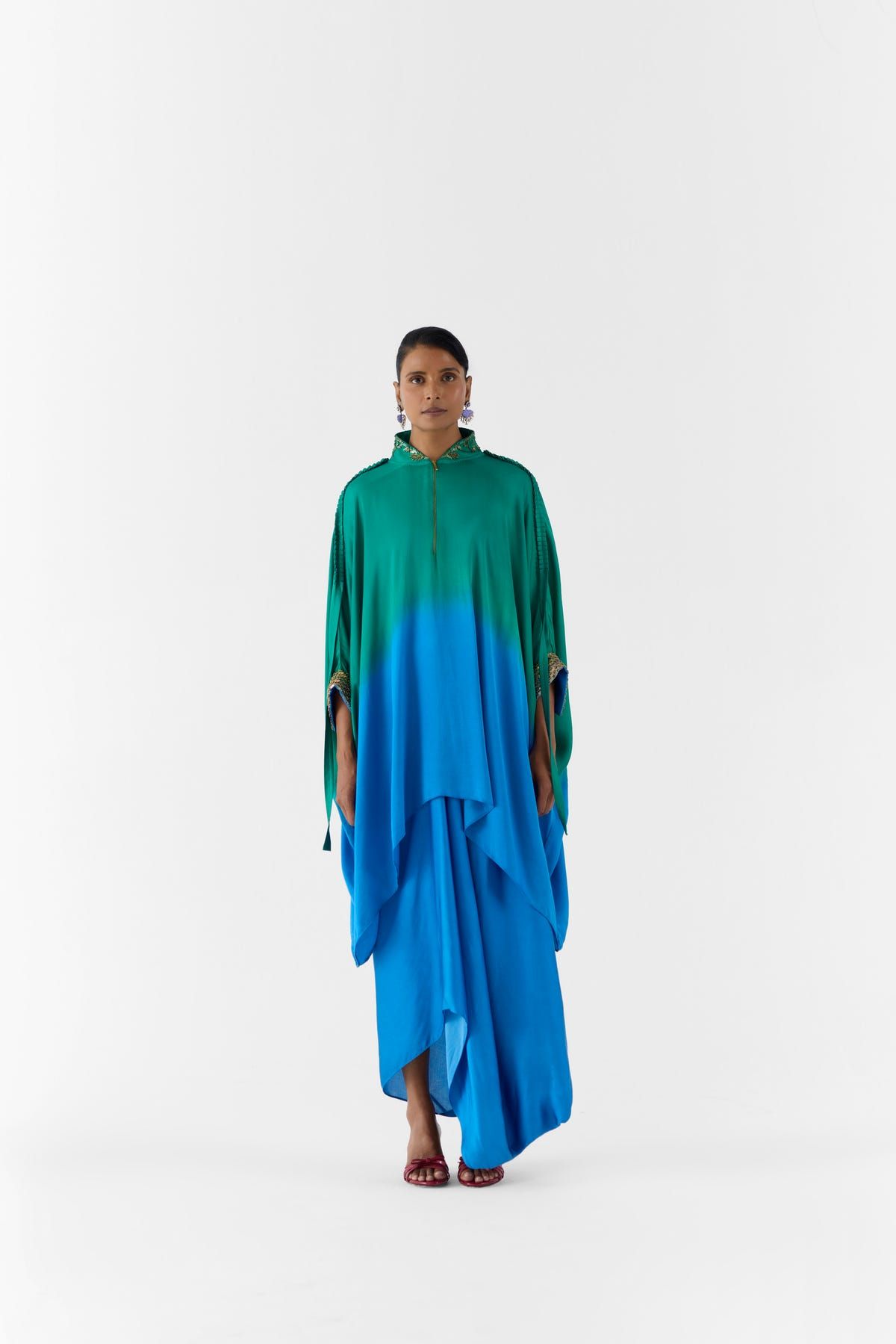 JAPSER OMBRE KIMONO AND KNOT SKIRT - image 1