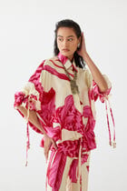 PINK APHRODITE DRAWSTRING SHIRT & TROUSER CO-ORD view 2