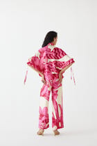 PINK APHRODITE DRAWSTRING SHIRT & TROUSER CO-ORD view 4