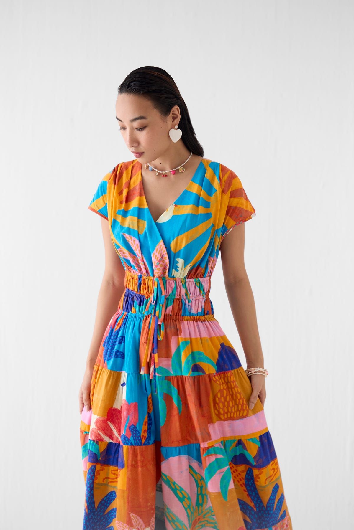 KOTA CINCHED WAIST DRESS - image 2