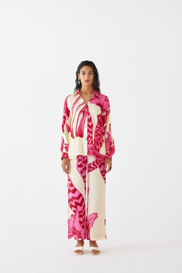 Studio Rigu — PINK APHRODITE SHIRTS & TROUSERS CO-ORD
