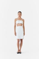 DIAMOND SEQUIN BUSTIER & SKIRT CO-ORD view 1