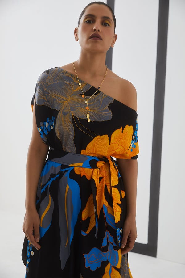 Studio Rigu — Midnight Draped Dress