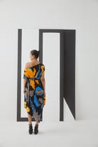 Midnight Draped Dress view 3