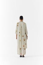 PEARL POLKA DOT STRAIGHT KURTA & PANTS view 4
