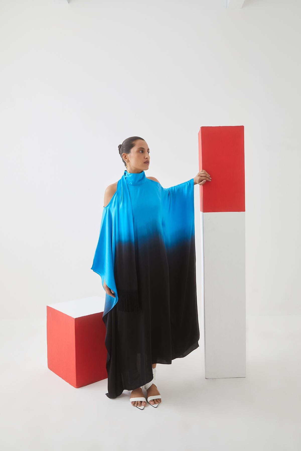 Leheriya Half & Half Dress - image 1