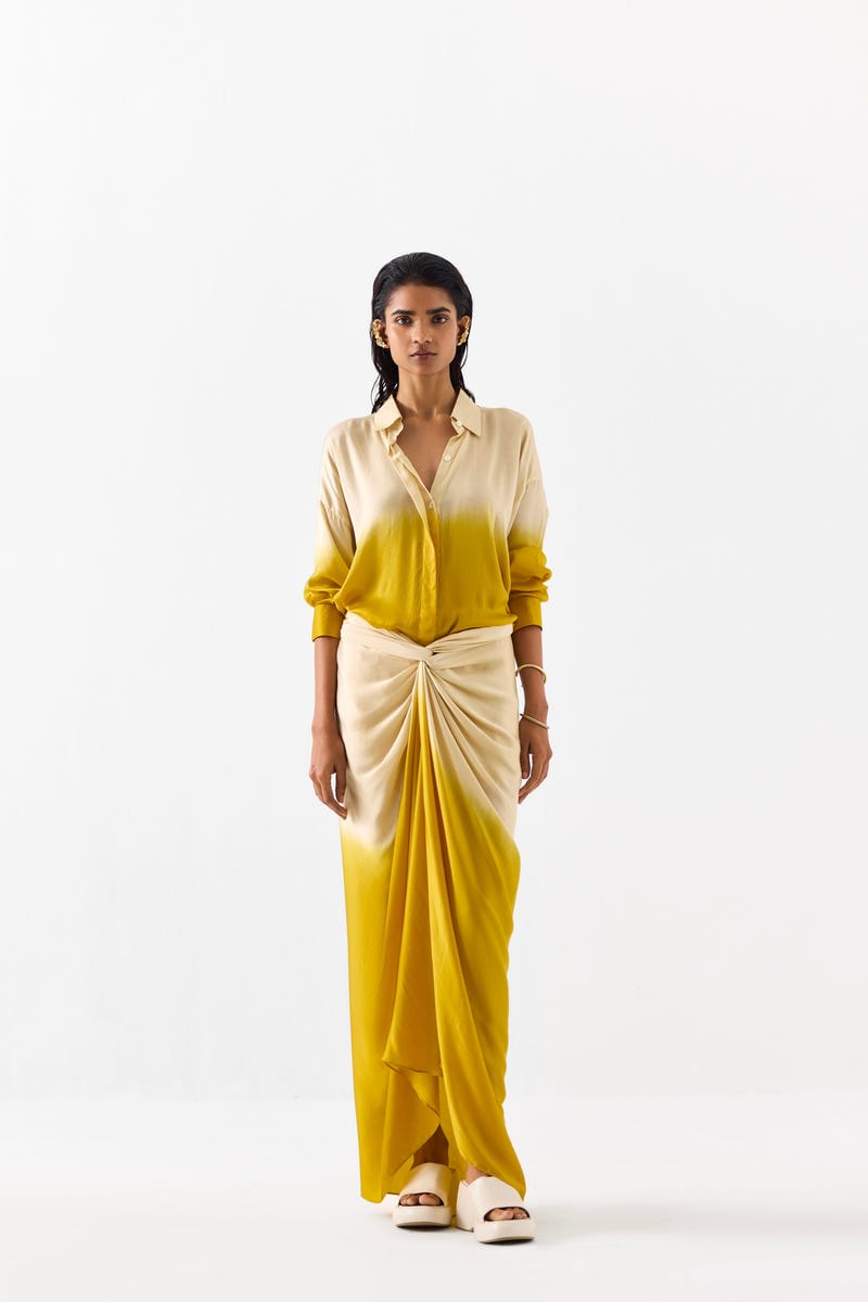 DAWN SHIRT DRAPED DRESS