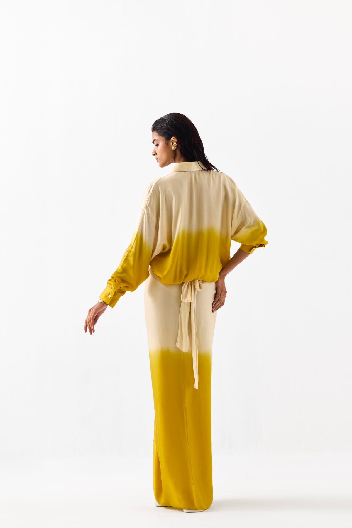 DAWN SHIRT DRAPED DRESS - image 3