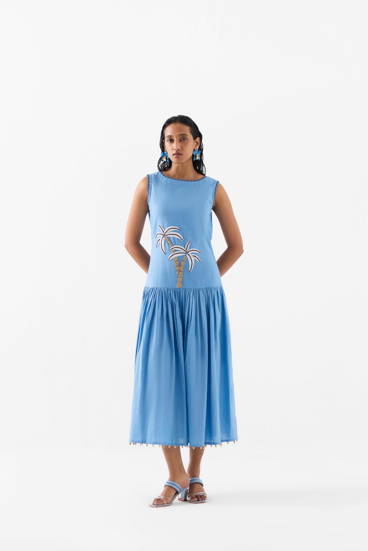 PALM ISLAND LONG DRESS - image 1