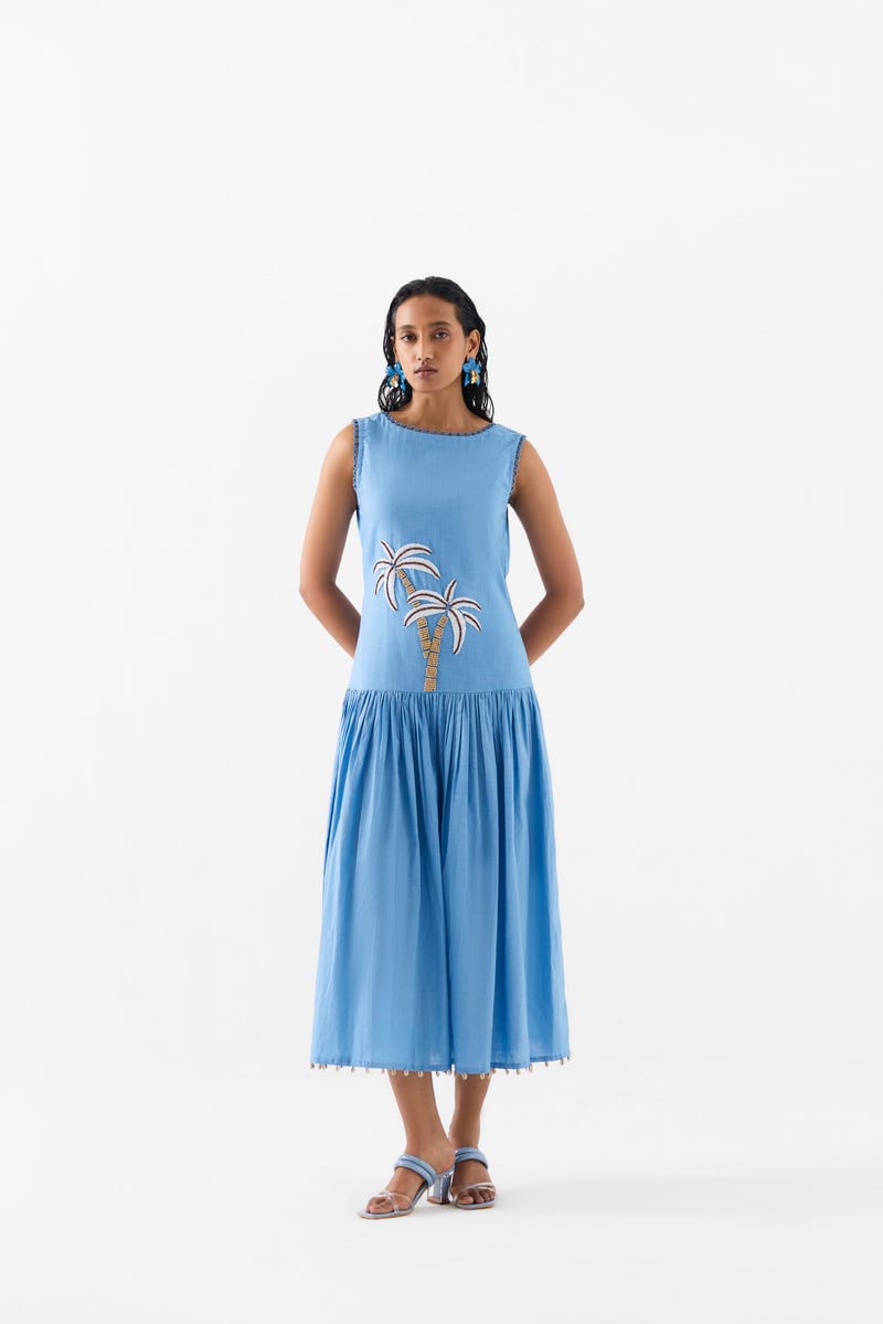 PALM ISLAND LONG DRESS