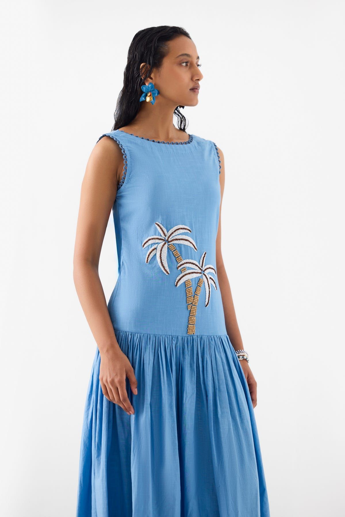 PALM ISLAND LONG DRESS - image 2