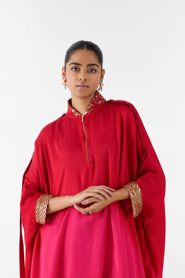 Studio Rigu — QUARTZ OMBRE KIMONO AND KNOT SKIRT