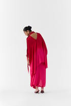 QUARTZ OMBRE KIMONO AND KNOT SKIRT view 4