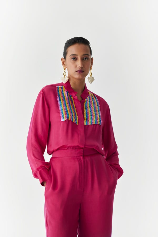 Studio Rigu — ROSEWOOD DIP DYE SHIRT & TROUSERS
