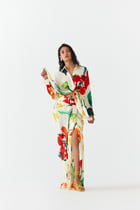 MONET KNOT SHIRT & DRAPED SKIRT CO-ORD view 2