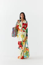 MONET KNOT SHIRT & DRAPED SKIRT CO-ORD view 6