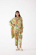 ANTELLA SHORT KIMONO AND PANTS CO-ORD view 1
