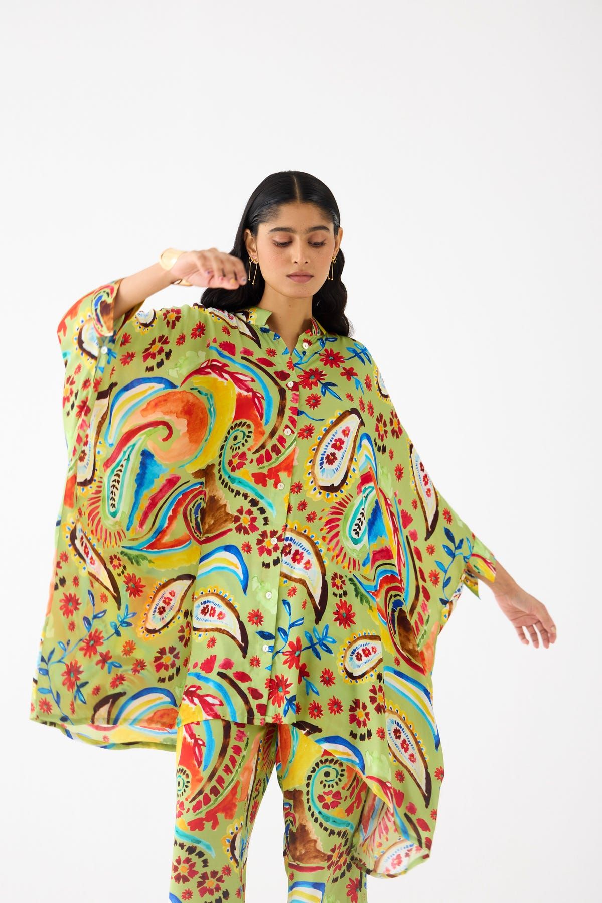 ANTELLA SHORT KIMONO AND PANTS CO-ORD - image 2