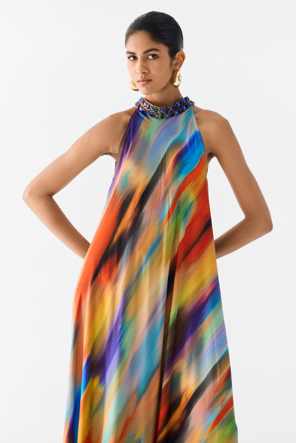 NIGHT QUEEN HALTER DRESS - image 3