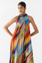 NIGHT QUEEN HALTER DRESS view 3