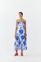 CHINTZ TIERED DRESS view 1