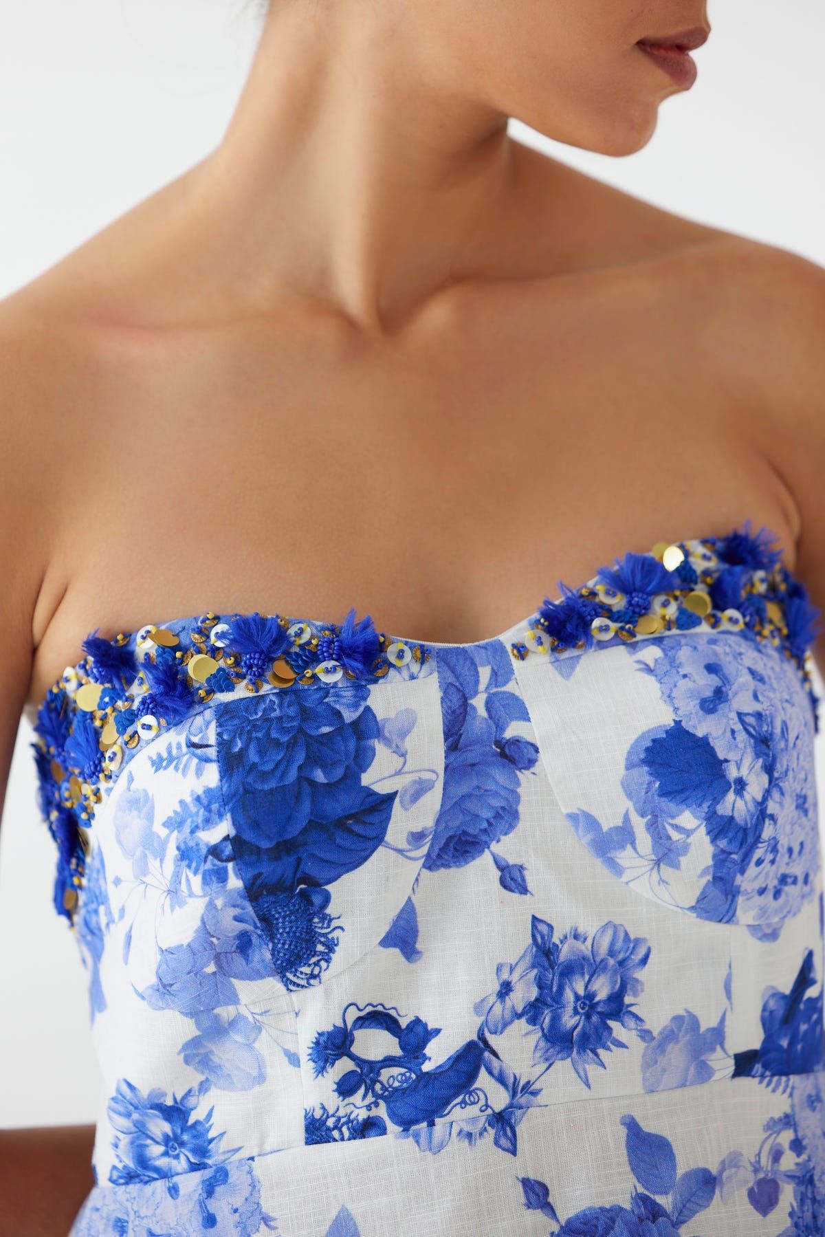 CHINTZ TIERED DRESS - image 3