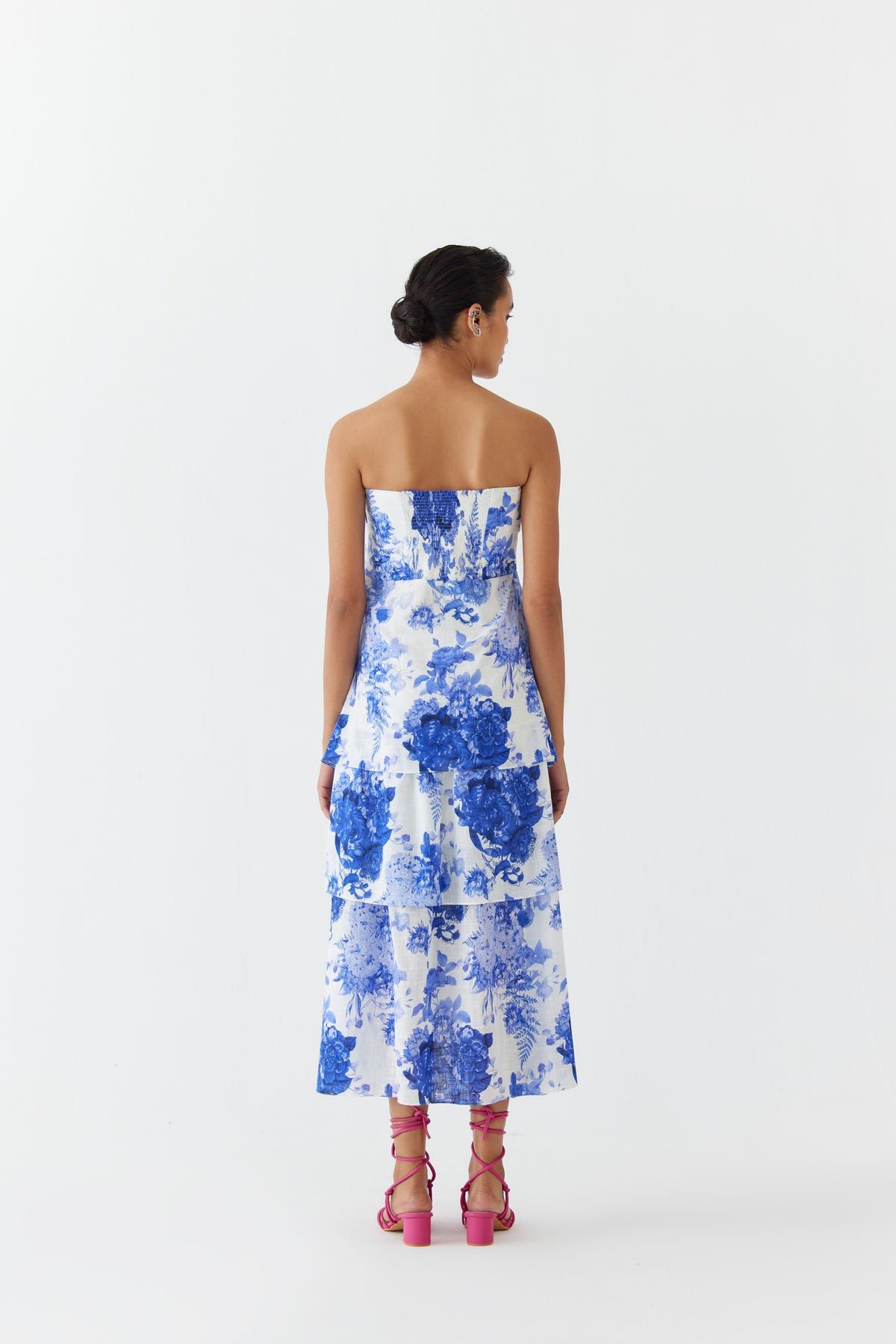 CHINTZ TIERED DRESS - image 4
