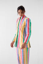 LEHER BLAZER AND TROUSERS CO-ORD view 2