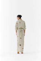PEARL POLKA DOT SHIRT DRESS view 2