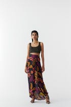 RAIN FOREST KNOT SKIRT WITH BLOUSE view 1