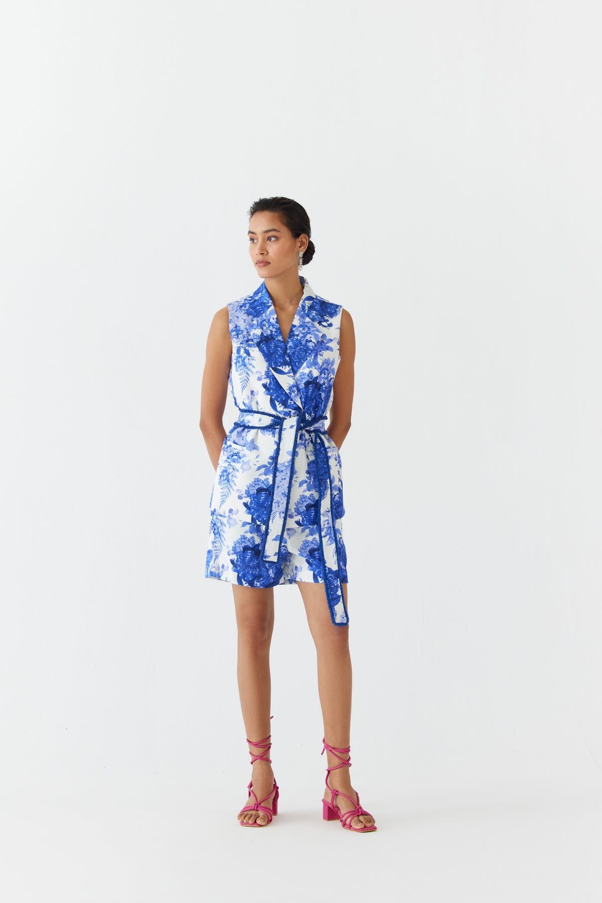 CHINTZ BLAZER & SHORTS - image 1