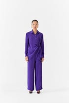 VIOLET SHIRT & TROUSERS CO-ORD view 1